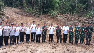 Tim Wasev Mabesad Tinjau Lokasi TMMD ke 129 Kodim 0210/TU di Desa Sijarango Kecamatan Pakkat 
