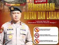 STOP Bakar Hutan dan Lahan! Brigjen Pol. Dr. Mokhamad Ngajib Tegaskan: Jangan Rusak Alam, Jangan Pertaruhkan Masa Depan!