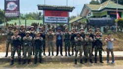 Panglima 9 Briged TDM (Tentera Darat Malaysia) Kunjungi Pos Gabma Temajuk dan Sajingan, Perkuat Sinergitas TNI–TDM