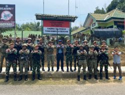 Panglima 9 Briged TDM (Tentera Darat Malaysia) Kunjungi Pos Gabma Temajuk dan Sajingan, Perkuat Sinergitas TNI–TDM