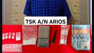 Diduga Jadi Lokasi Transaksi Sabu, Timsus Anti Narkoba Polres Asahan Amankan Seorang Pria dengan Barang Bukti 63,67 Gram Sabu