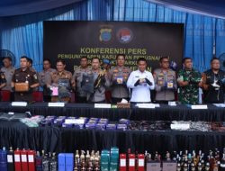 Polrestabes Medan Ungkap 1.187 Kasus Narkoba Dalam 300 Hari, Musnahkan Puluhan Kilogram Barang Bukti 