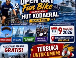 Momen Langka Untuk Warga Makassar! Kapal Perang Dibuka Untuk Masyarakat