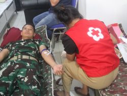 HUT Ke-1 Brigif TP 37/HS, Tebar Kepedulian Melalui Aksi Sosial,Setetes Darah Menjadi Harapan Hidup Bagi Yang Membutuhkan 