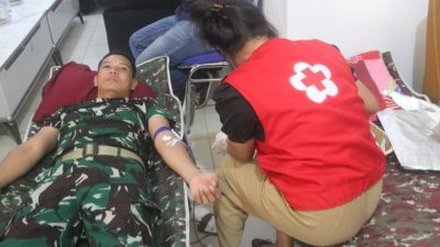 HUT Ke-1 Brigif TP 37/HS, Tebar Kepedulian Melalui Aksi Sosial,Setetes Darah Menjadi Harapan Hidup Bagi Yang Membutuhkan 