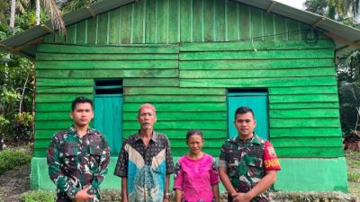 Rumah Duhuaro Zalukhu Kini Layak Huni, Program Bakti TNI Hadirkan Harapan Baru di Nias Utara