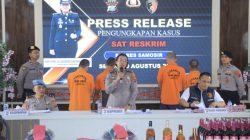 Sat Reskrim Polres Samosir Ungkap 7 Kasus Jadi Perhatian Publik