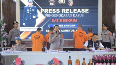 Sat Reskrim Polres Samosir Ungkap 7 Kasus Jadi Perhatian Publik