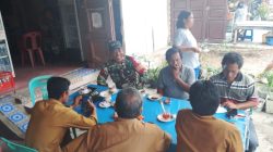 Babinsa Koptu J Pangaribuan Jalin Hubungan Baik dengan Perangkat Desa Gasaribu 