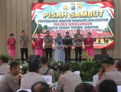 Penuh Kehangatan, Kapolres Simalungun Gelar Pisah Sambut Pejabat Diiringi Jamuan Makan Siang Bersama Keluarga Besar