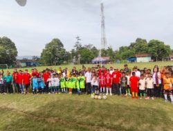 Sambut HUT RI Ke 81, Danramil 16/Laguboti Hadiri Pembukaan Turnamen Sepak Bola Pidel Cup 