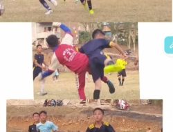 Ferli Ahmad Wahid Kiper Kompetisi Sepakbola Tingkat Kecamatan Sekolah Dasar Negeri SDN 2 Pendopo Raih Juara 1 di HUT RI ke 81