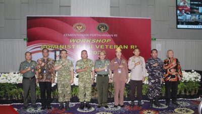 Kodaeral VI Hadiri Workshop Adminsitrasi Veteran Kemhan RI Tahun 2026