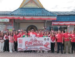 Pererat Kebersamaan dan Semangat Kemerdekaan, Rutan Sidikalang Gelar Fun Walk
