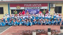 Polantas Karib, Sat Lantas Polres Pelabuhan Belawan Kenalkan Polisi sebagai Sahabat Anak Sejak Usia Dini