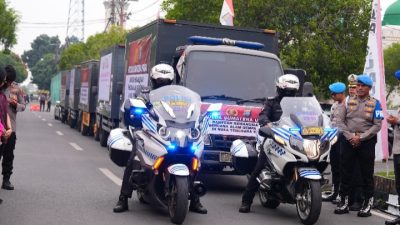Polda Sumut Berangkatkan 25 Ton Bantuan Kemanusiaan Tahap Pertama untuk Korban Gempa NTT