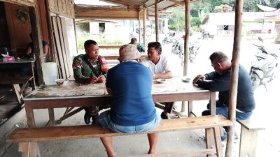 Melalui Komsos, Babinsa Koramil 16/Laguboti Sampaikan Pesan Positif Kepada Warga Binaan