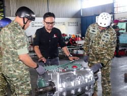 Kasat Kormar Dampingi Kabaharwathan Kemhan Pastikan Kesiapan Ranpur Tank PT-76 M
