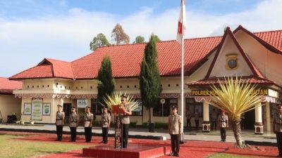 Semangat Juang Bhayangkara, Polres Humbahas Peringati Hari Juang Polri