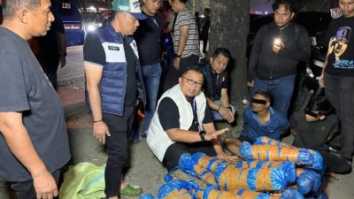 Satresnarkoba Polrestabes Medan Berhasil Gagalkan Pengiriman 93 Kg Ganja