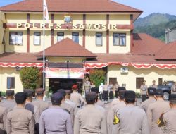 Polres Samosir Gelar Upacara Hari Juang Polri, Kobarkan Semangat Pengabdian dan Perjuangan Polisi