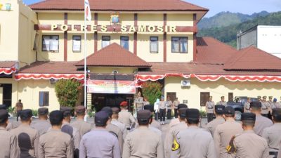 Polres Samosir Gelar Upacara Hari Juang Polri, Kobarkan Semangat Pengabdian dan Perjuangan Polisi
