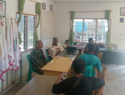 Babinsa Koramil 17/Balige Jalin Komunikasi Sosial dengan Kepala Desa Matio 