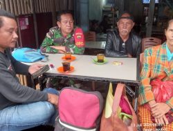 Babinsa Koramil 16/Laguboti Jalin Silahturahmi dengan Warga Desa Sibuea