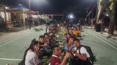 Kapolsek Silou Kahean Gelar Syukuran Meriah bagi 48 Anggota Paskibra