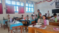 Serka B Sinambela Laksanakan Pengawasan Penyaluran Program MBG di SDN Tanding Laguboti