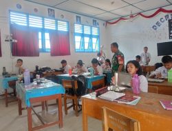 Serka B Sinambela Laksanakan Pengawasan Penyaluran Program MBG di SDN Tanding Laguboti