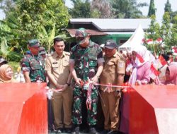 Pangdam I/BB Resmikan Jembatan Perintis Tumpatan Nibung Deli Serdang, Buka Akses Warga