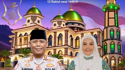 Teladani Akhlak Rasulullah, Kapolres Simalungun Sampaikan Ucapan Selamat Maulid Nabi Muhammad SAW