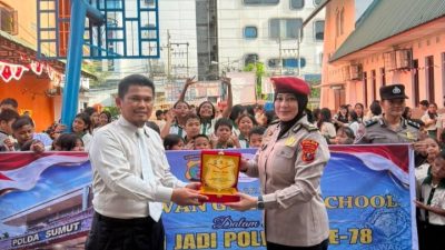 Polwan Goes to School, Polda Sumut Edukasi Pelajar Lindungi Diri di Ruang Digital