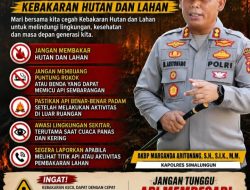 Antisipasi Kebakaran Hutan, Kapolres Simalungun Ingatkan Warga: Cegah Sejak Dini, Laporkan Segera 110