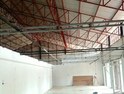 Pembangunan KDKMP di Desa Matio Balige Tahap Pemasangan Kotak Kontak dan Besi Hollow, Progres Capai 93,32 Persen