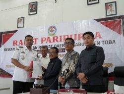 Bupati Toba Sampaikan Nota Pengantar P-APBD 2026