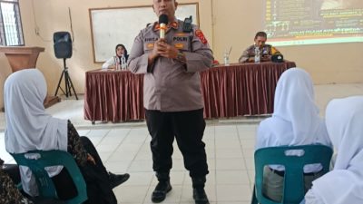 Polri Hadir di Sekolah, Sat Binmas Polres Langkat Edukasi Pelajar Cegah Pergaulan Bebas dan Gangguan Kamtibmas