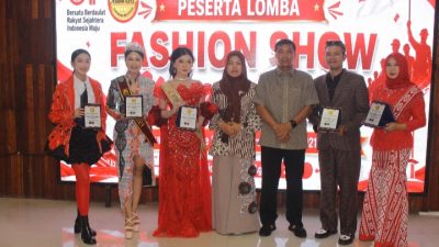 Innovasi Kreatif Memeriahkan HUT RI Ke-81, Kodim 0212/Tapsel Gelar Lomba Fashion Show Merah Putih