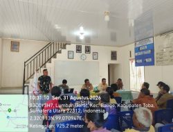 Babinsa Koramil 17/Balige Hadiri Undangan Musyawarah Desa di Desa Lumban Gorat