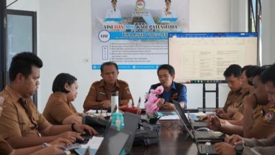 Diskominfo dan BPS Toba Perkuat Satu Data Indonesia Melalui Mentoring Data Prioritas