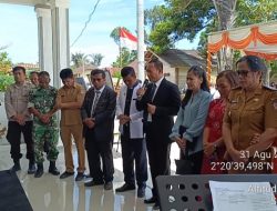 Babinsa Koramil 16/Laguboti Hadiri Undangan Peresmian Tempat Ibadah Gereja Bethel Indonesia