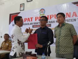 DPRD Toba Bahas dan Tetapkan Ranperda P-APBD 2026