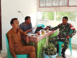 Babinsa Koramil 16/Laguboti Jalin Hubungan Baik dengan Kepala Desa Sidulang 