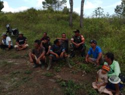 Babinsa Koptu J Pangaribuan Ajak Warga Tingkatkan Kewaspadaan Karhutla