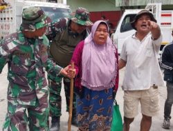 Antisipasi Erupsi Sinabung, Kodam I/BB Bantu Warga Kuta Tenggah Mengungsi