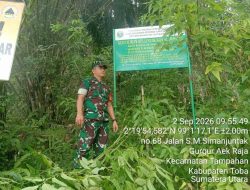 Koramil 17/Balige Aktif Gelar Patroli Lahan Rawan Kebakaran Untuk Cegah Karhutla 