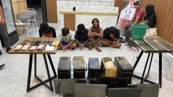 Jatanras Polres Asahan Ungkap Praktik Judi Online di Bagan Asahan, 8 Orang Diamankan