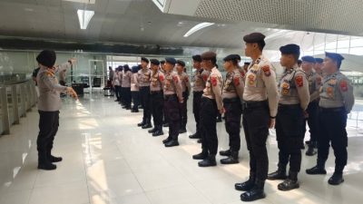 Penerbangan Terdampak Erupsi Anak Krakatau, Polda Sumut Siagakan 108 Personel di Kualanamu Layani Penumpang