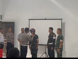 Polantas Karib Polres Toba Sosialisasi Safety Riding Kepada Personel Kompi Senapan 125 Si’mbisa